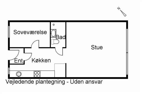 København, Valby – stor 2 værelses